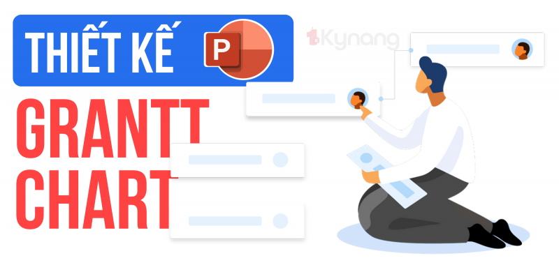 Cách tạo biểu đồ Grantt trong Powerpoint
