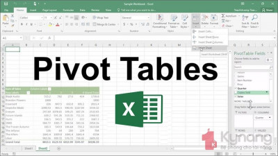 Sử dụng Filter trong Pivot Table để lọc dữ liệu